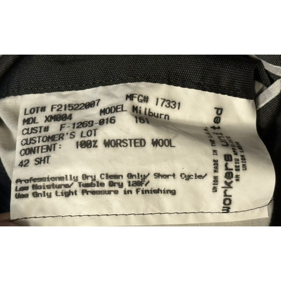 Hickey Freeman 42S Worsted Wool Milburn Sport Coat Academia Old Money Quiet Luxe - Picture 9 of 9